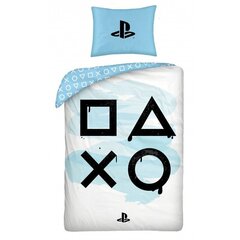 Bērnu gultas veļas komplekts PlayStation 140x200, 2 daļas cena un informācija | Bērnu gultas veļa | 220.lv