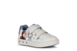 Повседневная обувь Geox для девочек SKYLIN GIRL, белые цена и информация | Детская спортивная обувь | 220.lv