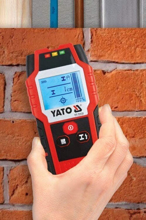 Metāla, koka, vadu detektors Yato YT-73131 цена и информация | Rokas instrumenti | 220.lv