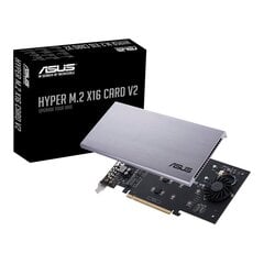 Asus HYPER M.2 X16 CARD V2 cena un informācija | Asus Datortehnika | 220.lv