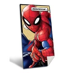 Bērnu dvielis Spiderman, 70x140cm cena un informācija | Dvieļi | 220.lv