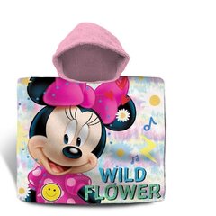 Bērnu dvielis Poncho Minnie, 60x120 cm цена и информация | Полотенца | 220.lv