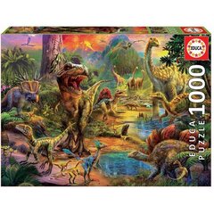 Puzle Land of Dinosaurs, 1000 daļas cena un informācija | Puzles, 3D puzles | 220.lv