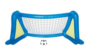 Piepūšami futbola vārti ar dušu un bumbu Bestway Inflatable Gate and Ball cena un informācija | Ūdens, smilšu un pludmales rotaļlietas | 220.lv