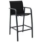 vidaXL dārza krēsli, 2 gab., melns tekstilēns cena un informācija | Dārza krēsli | 220.lv