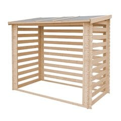 Timbela дровяник из дерева / контейнер M202 цена и информация | Садовые сараи, дровницы | 220.lv