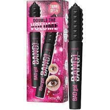 Mascara Benefit Badgal Bang Double The Volume skropstu tuša, melna, 2 x 8,5 g cena un informācija | Acu ēnas, skropstu tušas, zīmuļi, serumi | 220.lv