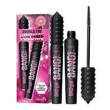 Mascara Benefit Badgal Bang Double The Volume skropstu tuša, melna, 2 x 8,5 g cena un informācija | Acu ēnas, skropstu tušas, zīmuļi, serumi | 220.lv