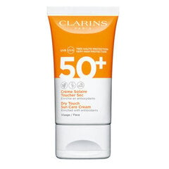 Sauļošanās krēms sejai Clarins Sun Dry Touch Care SPF50, 50 ml cena un informācija | Sauļošanās krēmi | 220.lv