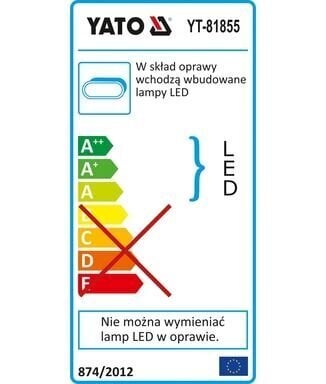 Sienas āra gaismeklis ar saules bateriju un kustības sensoru 16 SMD LED Yato (YT-81855) цена и информация | Āra apgaismojums | 220.lv