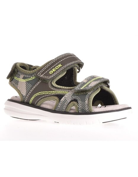 Sandales GEOX J SANDAL MARATEA BOY(26-36) J15DRD 01504 C0914 MILITARY/LIME  21S cena | 220.lv