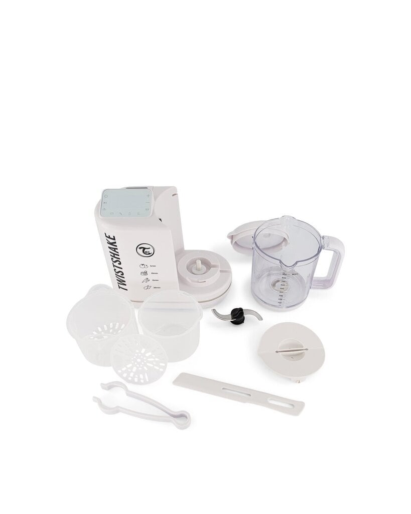 Twistshake tvaika katls - blenderis veselīgas bērnu pārtikas pagatavošanai Baby Food Processor 6 in 1, balts цена и информация | Bērnu pārtikas pagatavošanas ierīces | 220.lv