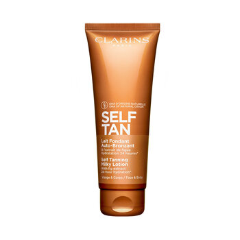 Лосьон-автозагар Clarins Self Tan Self Tanning Milky Lotion, 125 мл цена и информация | Кремы для автозагара | 220.lv