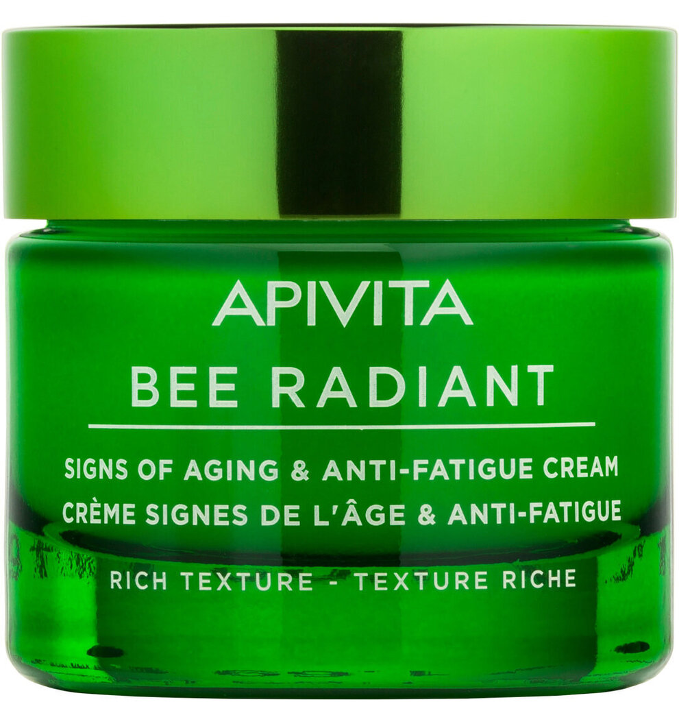 Sejas krēms Apivita Bee Radiant, 50 ml cena un informācija | Sejas krēmi | 220.lv