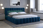 Кровать NORE Lamica 06, 180x200 см, синяя