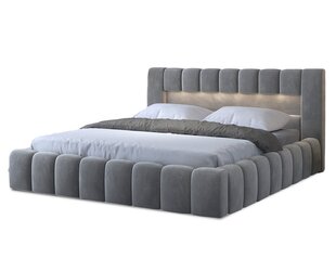 Кровать NORE Lamica 08, 180x200 см, серая цена и информация | Кровати | 220.lv