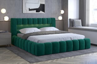 Кровать NORE Lamica 03, 180x200 см, зеленая цена и информация | Кровати | 220.lv