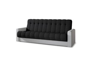 Dīvāns-gulta NORE Garett 04, melna/balta cena un informācija | Dīvāni | 220.lv