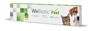 Паста «WEBIOTIC FAST» 15 мл цена и информация | Витамины, пищевые добавки, анти-паразит продукты для собак | 220.lv