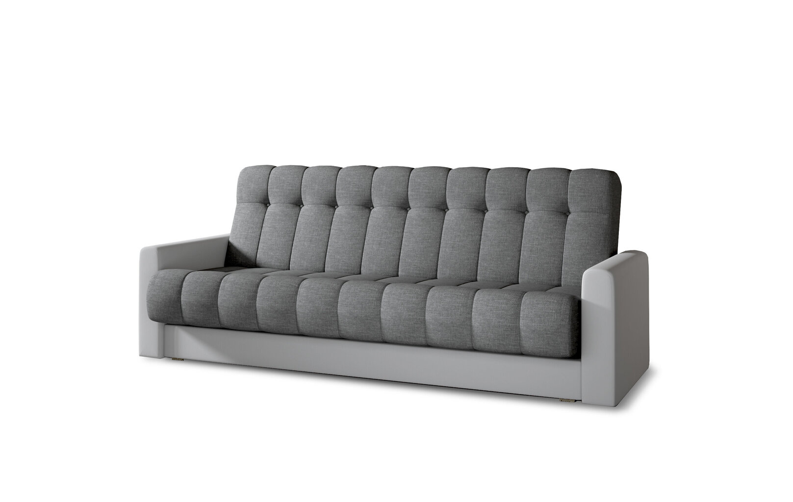 Dīvāns-gulta NORE Garett 03, pelēka/balta cena un informācija | Dīvāni | 220.lv