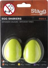 Погремушки Stagg EGG-2GR цена и информация | Перкуссии | 220.lv