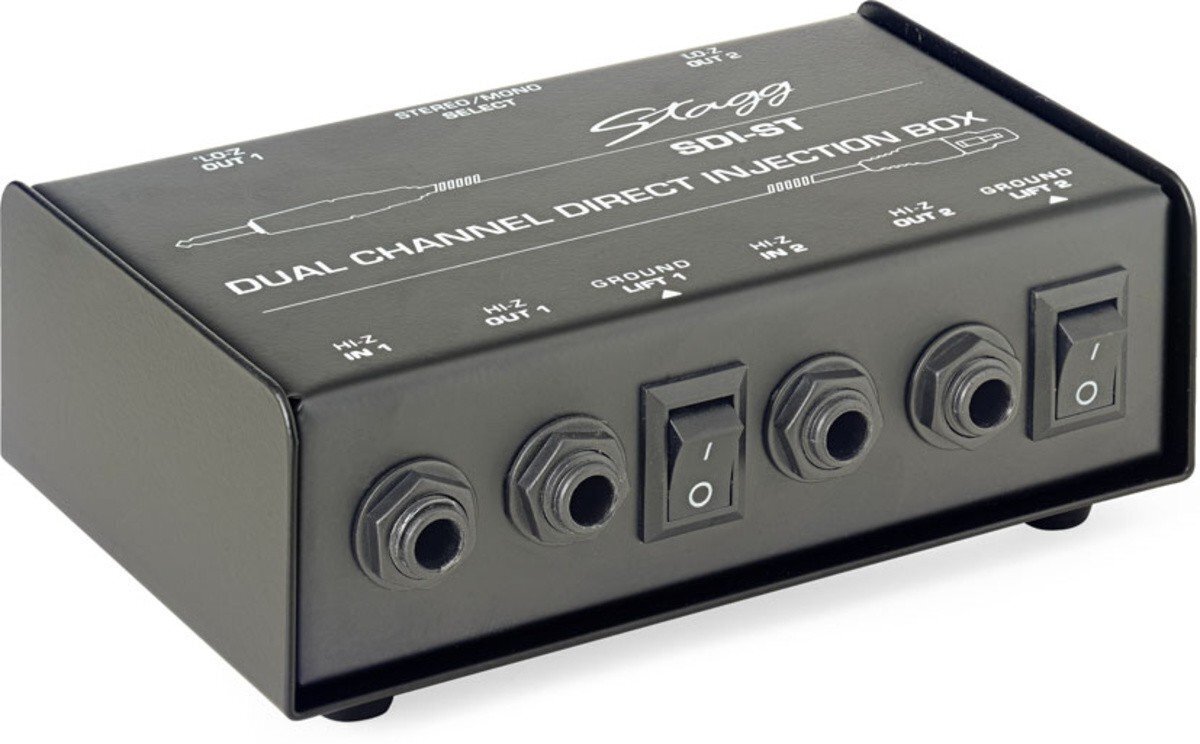 Audio filtrs - DI Box Stagg SDI-ST cena un informācija | Mūzikas instrumentu piederumi | 220.lv