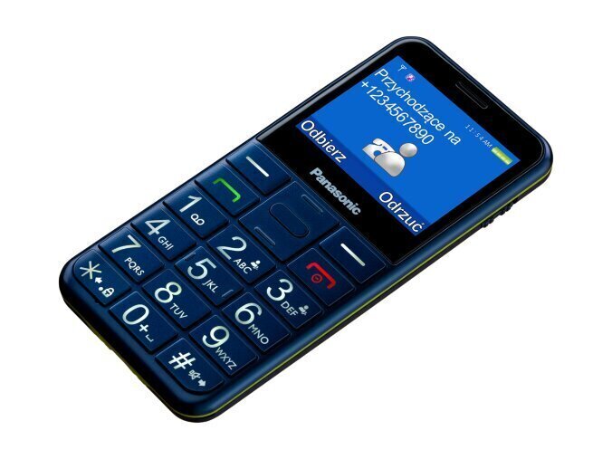 Panasonic KX-TU155EXBN Blue цена и информация | Mobilie telefoni | 220.lv