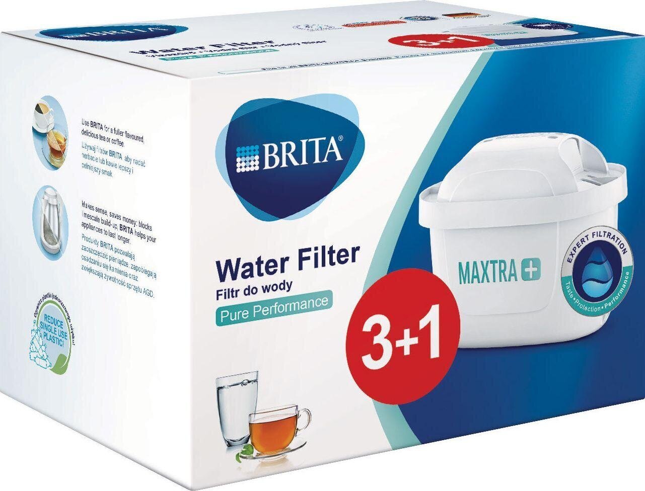 Brita Maxtra Pure Performance, 4 gab. цена и информация | Ūdens filtri | 220.lv