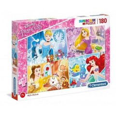 Clementoni Puzle Disney Princeses 180 gab. 29294 Super Color cena un informācija | Puzles, 3D puzles | 220.lv