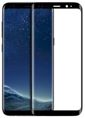 Fusion 5D glass aizsargstikls pilnam ekrānam Samsung G950 Galaxy S8 melns cena un informācija | Ekrāna aizsargstikli | 220.lv