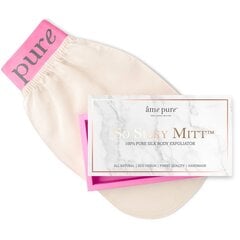 Pīlinga zīda cimds ķermenim Âme Pure So Silky Mitt | 100% tīrs zīds цена и информация | Скрабы для тела | 220.lv