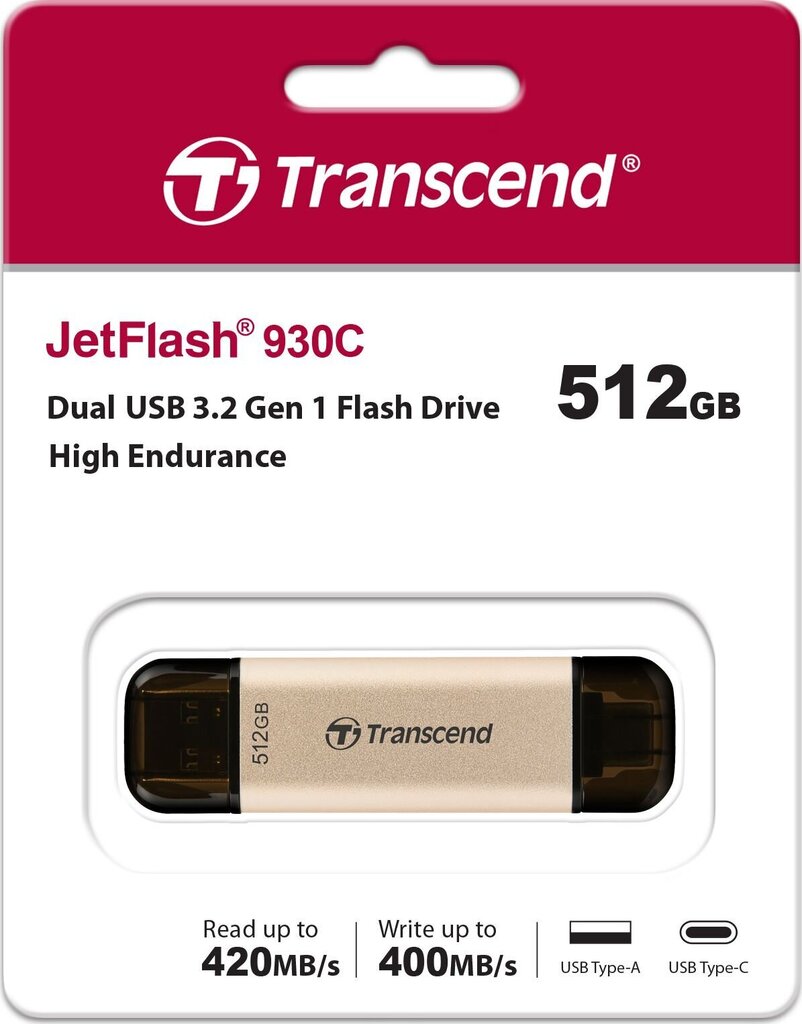 Transcend TS512GJF930C cena un informācija | USB Atmiņas kartes | 220.lv