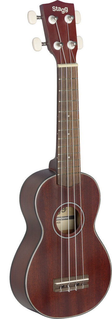 Soprāna ukulele + futlāris Stagg US40-S cena un informācija | Ģitāras | 220.lv