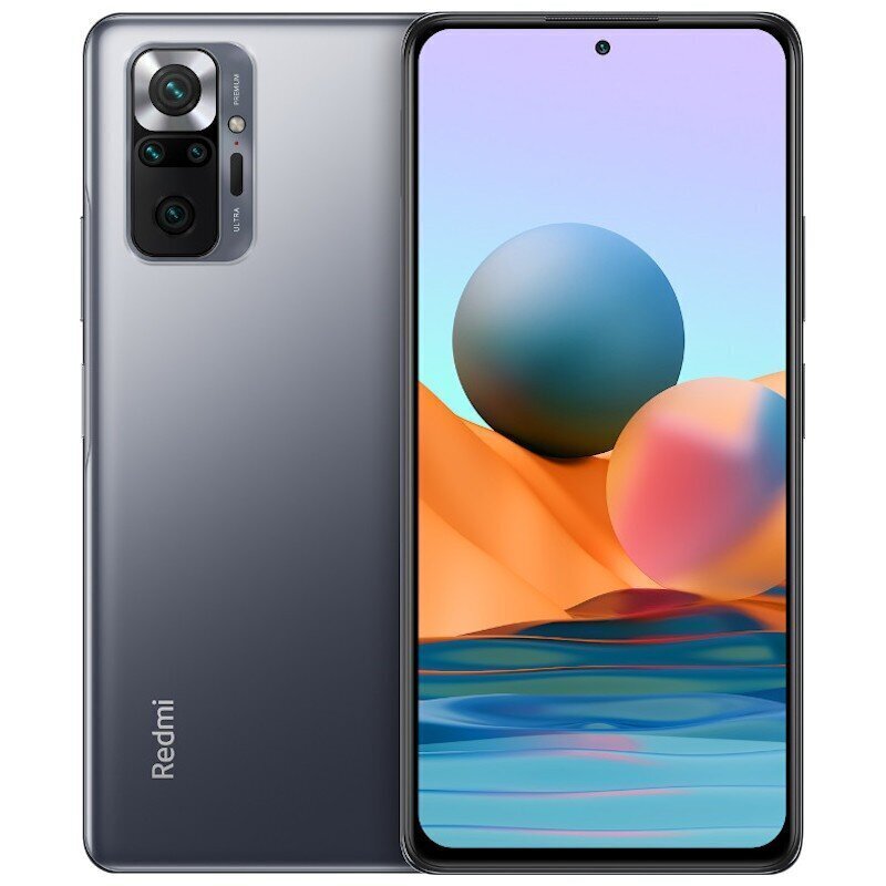 Xiaomi Redmi Note 10 Pro, 64 GB, Onyx Gray cena un informācija | Mobilie telefoni | 220.lv