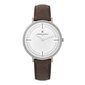 Vīriešu pulkstenis Pierre Cardin Belleville Park Brown Leather Watch цена и информация | Vīriešu pulksteņi | 220.lv