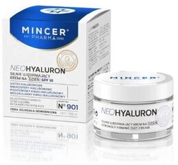 Укрепляющий дневной крем для лица Mincer Neo Hyaluron Nr. 901, 50 мл цена и информация | Наносите на чистую кожу лица. Подержите около 10-15 минут и смойте водой. | 220.lv