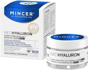 Dienas un nakts mitrinošs sejas krēms Mincer Neo Hyaluron Nr. 902, 50 ml цена и информация | Кремы для лица | 220.lv