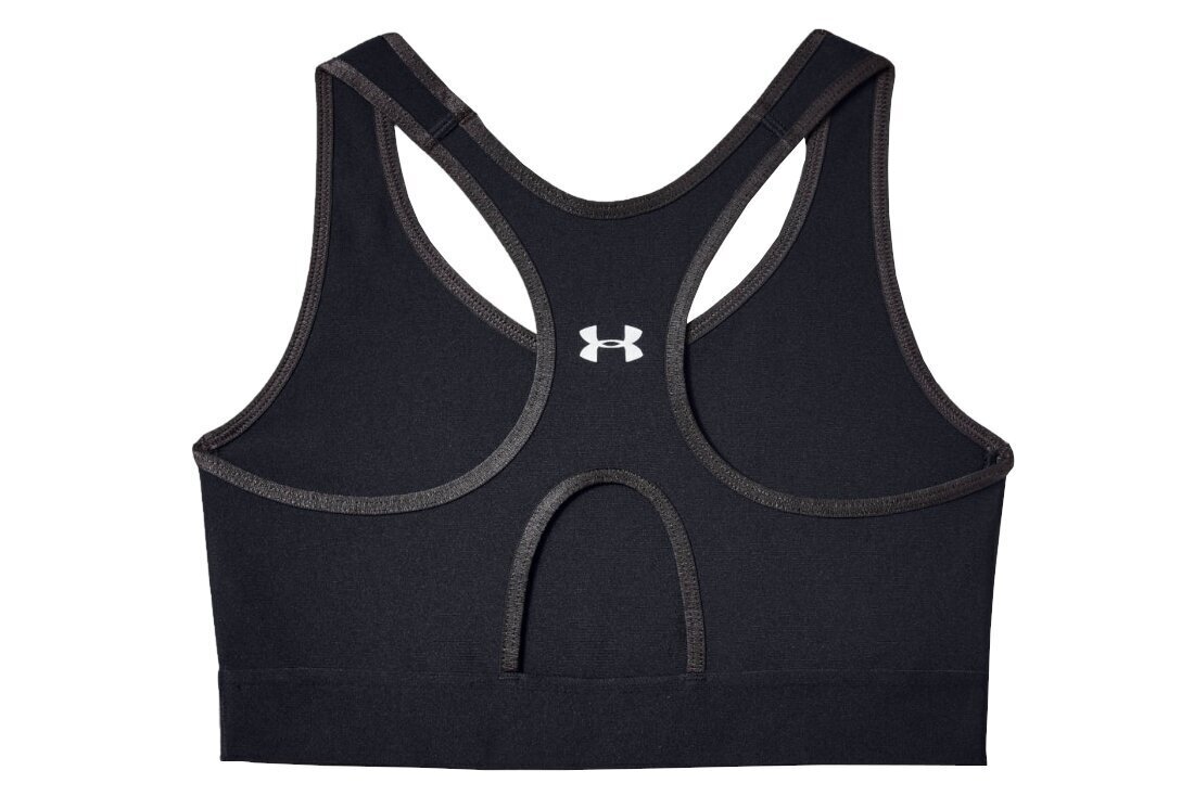 Sporta krūšturis sievietēm Under Armour Mid Keyhole Graphic Bra 1344333-001, melns cena un informācija | Sporta apģērbs sievietēm | 220.lv