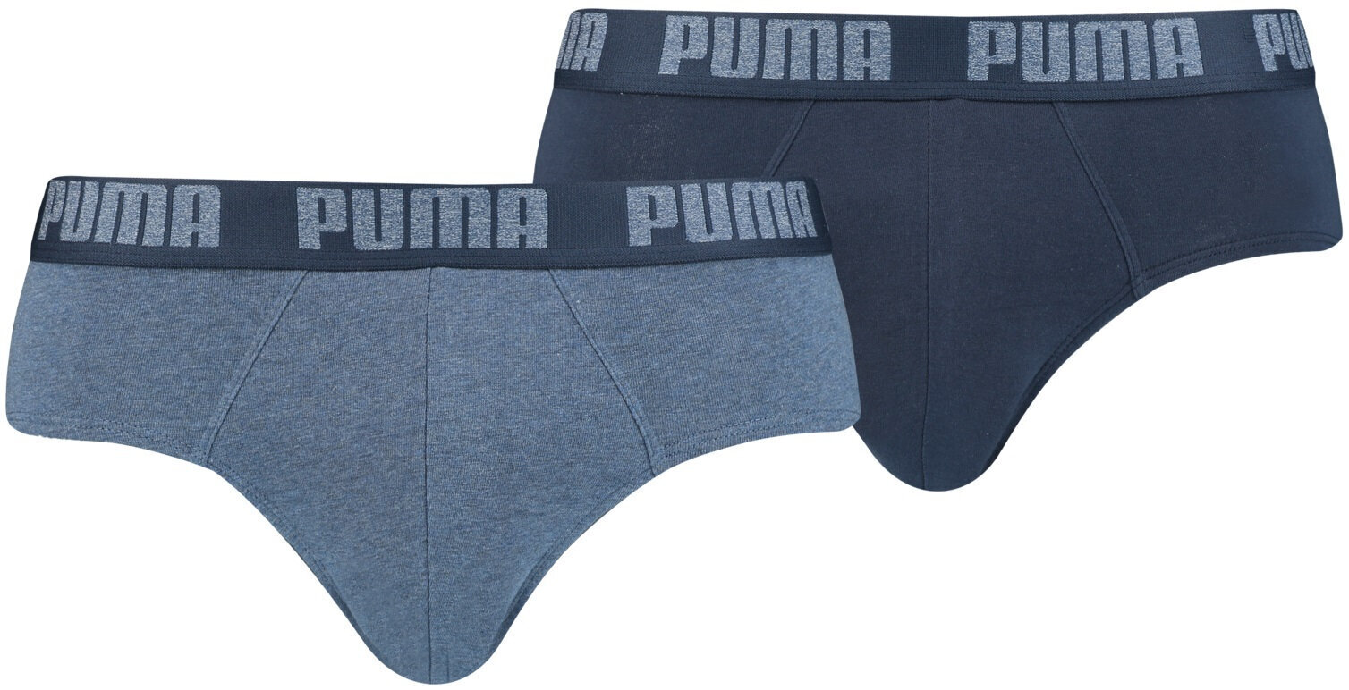 Puma Trikotāžas Apakšveļa Basic Brief Blue 889100 21/L cena un informācija | Vīriešu apakšbikses | 220.lv