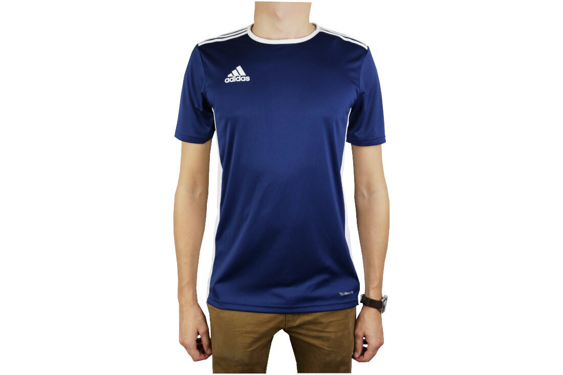 Sporta T-krekls vīriešiem Adidas Entrada 18 CF1036 (44253), zils cena un informācija | Sporta apģērbs vīriešiem | 220.lv