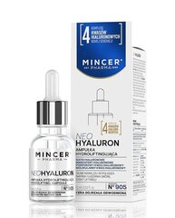 Mitrinošs sejas serums Mincer Neo Hyaluron Nr. 905, 15 ml cena un informācija | Serumi sejai, eļļas | 220.lv