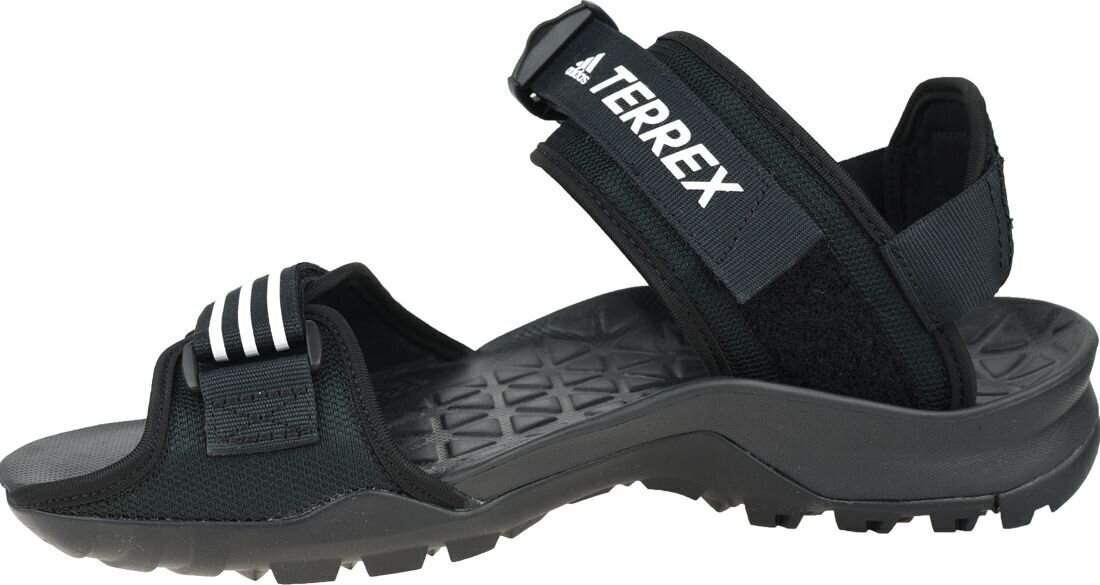 Sandales vīriešiem Adidas Cyprex Ultra Sandal EF0016, melnas cena un informācija | Vīriešu iešļūcenes, čības, sandales | 220.lv