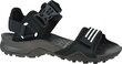 Sandales vīriešiem Adidas Cyprex Ultra Sandal EF0016, melnas цена и информация | Vīriešu iešļūcenes, čības, sandales | 220.lv