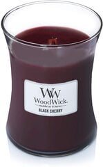 WoodWick ароматная свеча Black Cherry, 85 г цена и информация | Подсвечники, свечи | 220.lv