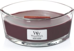 WoodWick aromātiska svece Black Cherry, 453,6 g цена и информация | Подсвечники, свечи | 220.lv