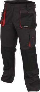 Darba bikses melnas/sarkanas, Yato cena un informācija | Darba apģērbi | 220.lv
