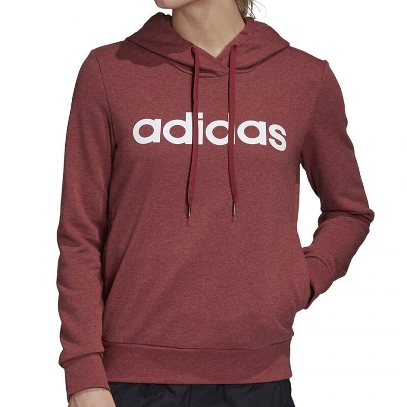 Džemperis sievietēm Adidas Essentials Linear OH HD, brūns GD2960 cena un informācija | Jakas sievietēm | 220.lv