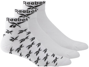 Reebok Zeķes Cl Fo Ankle Sock 3P White GG6674/37-39 цена и информация | Мужские носки | 220.lv