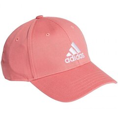 Adidas Cepures Ar Nagu Bball Cap Cot Pink cena un informācija | Sieviešu cepures | 220.lv