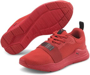 Puma Apavi Wired Run Jr High Risk Red 374214 05/4 cena un informācija | Puma Bērnu apavi | 220.lv